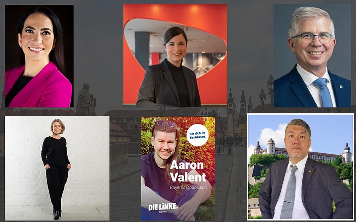 Kollage aus dem Wahlkreis W Ue Kollage aus dem Wahlkreis W Ue