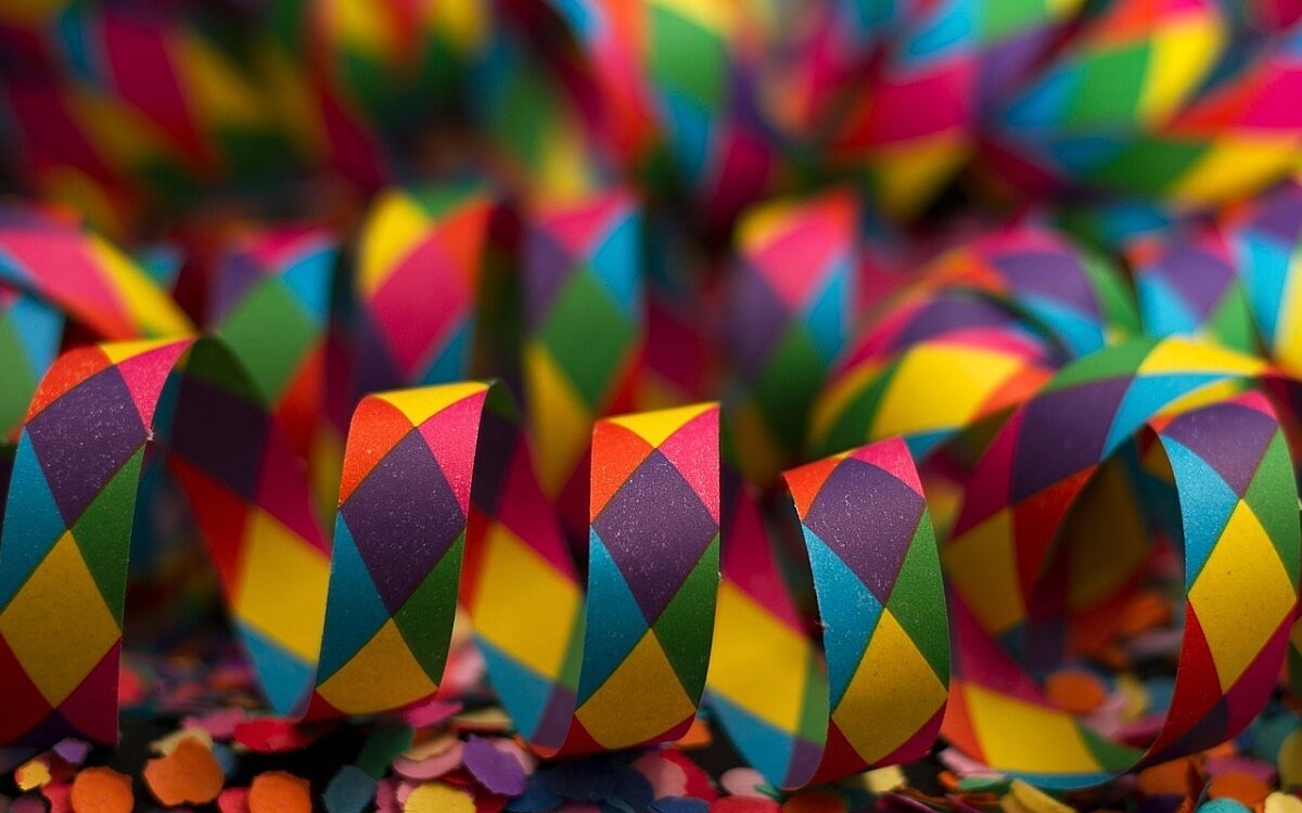 Luftschlange bunt Luftschlange bunt