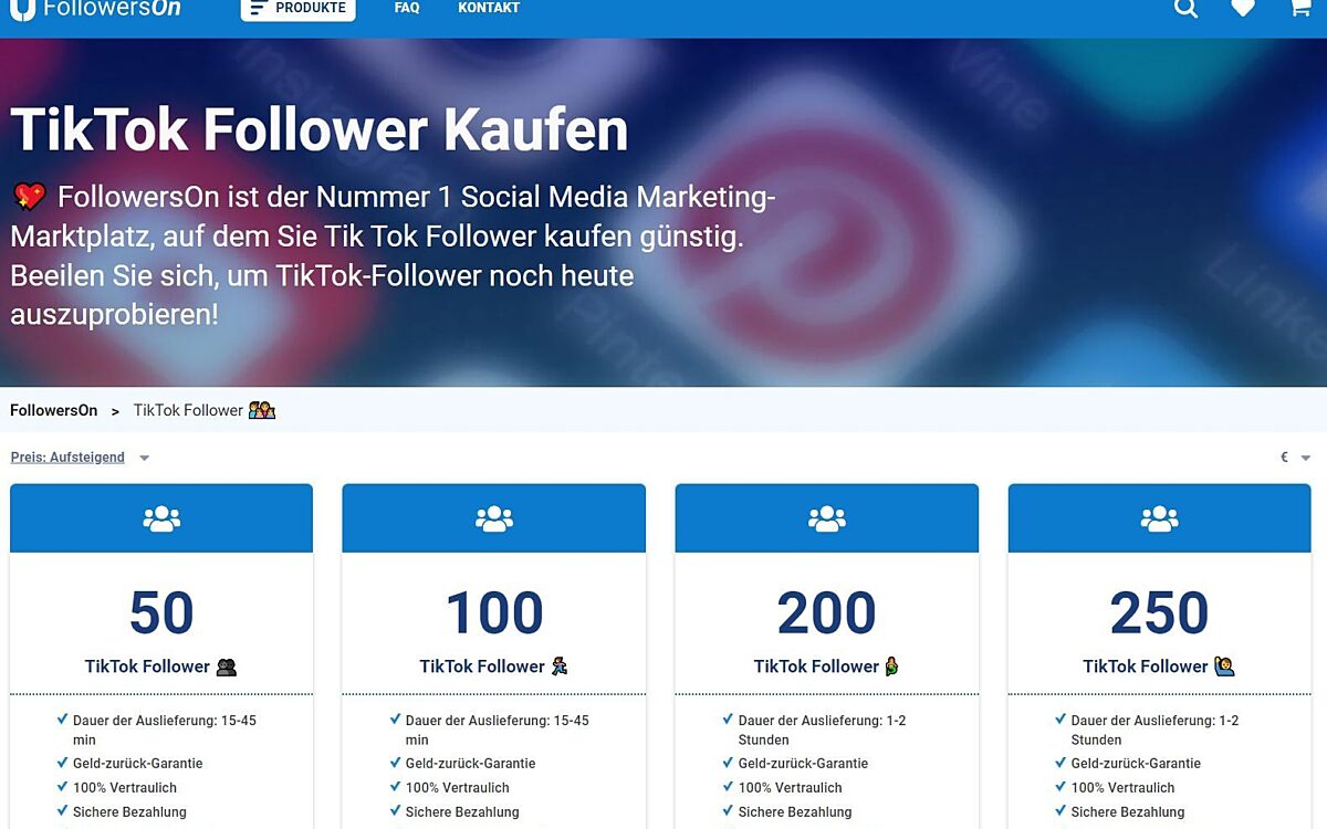 Textbild Tik Tok Follower kaufen Textbild Tik Tok Follower kaufen