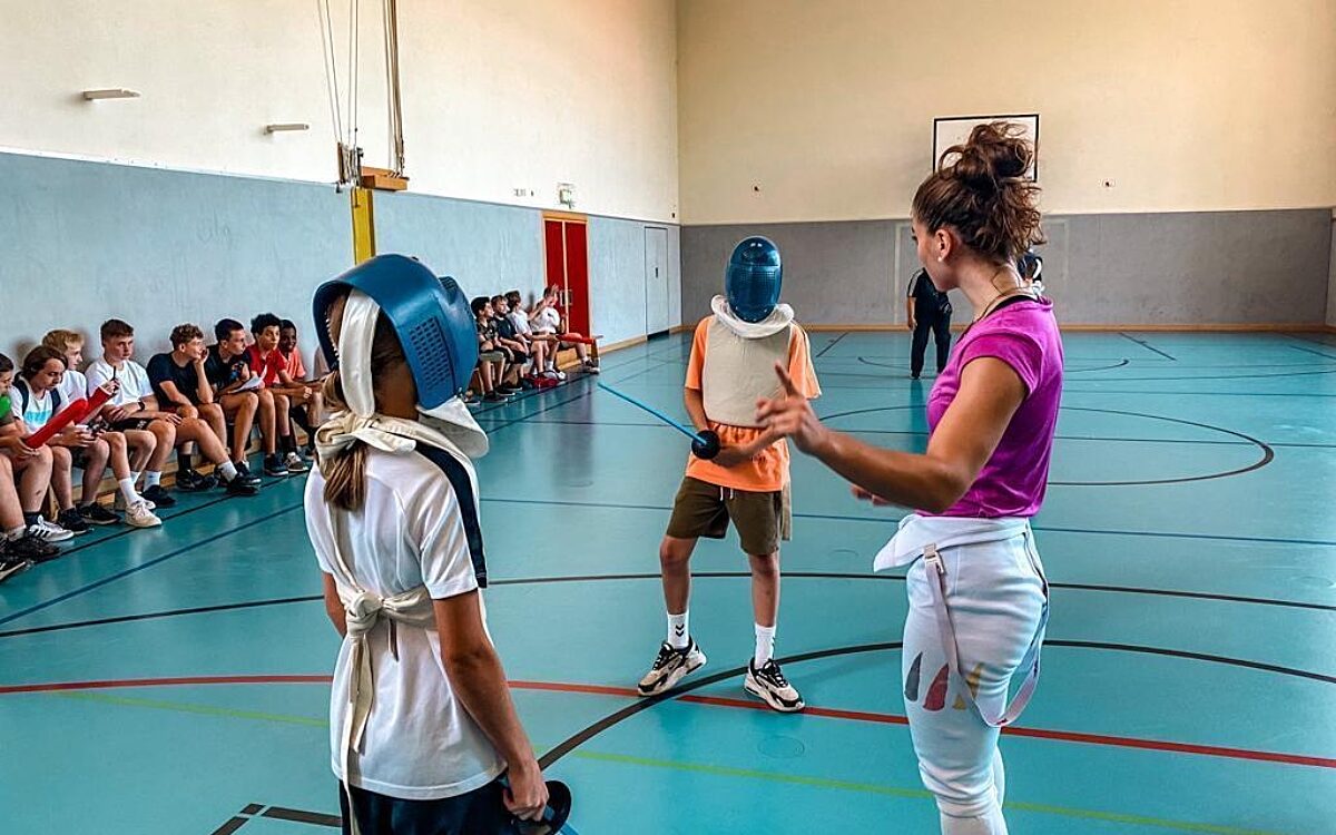 Leonie Ebert am Projekttag Leonie Ebert am Projekttag