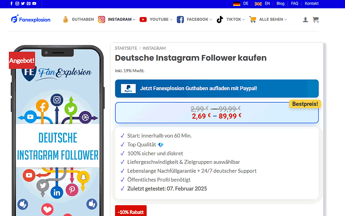 Instagram follower kaufen fanexplosion Instagram follower kaufen fanexplosion
