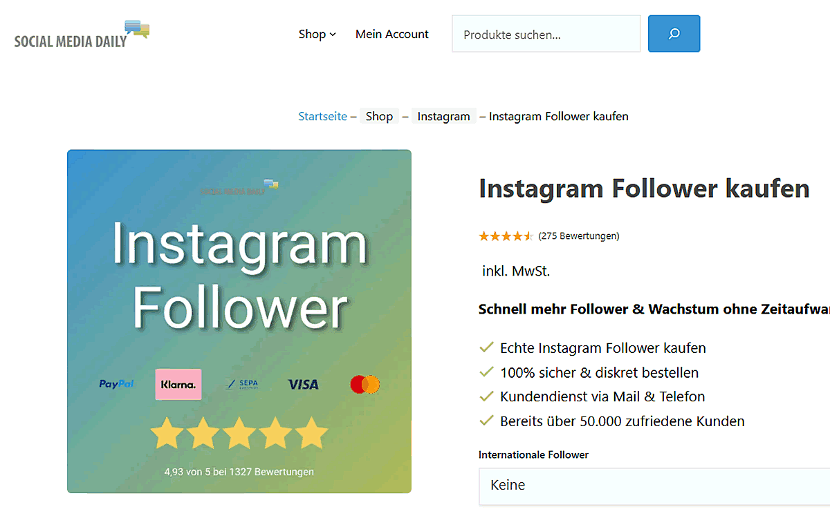 Instagram follower kaufen socialmediadaily Instagram follower kaufen socialmediadaily