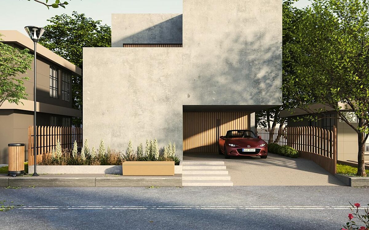 Auto Carport am Haus - pexels.com Auto Carport am Haus - pexels.com