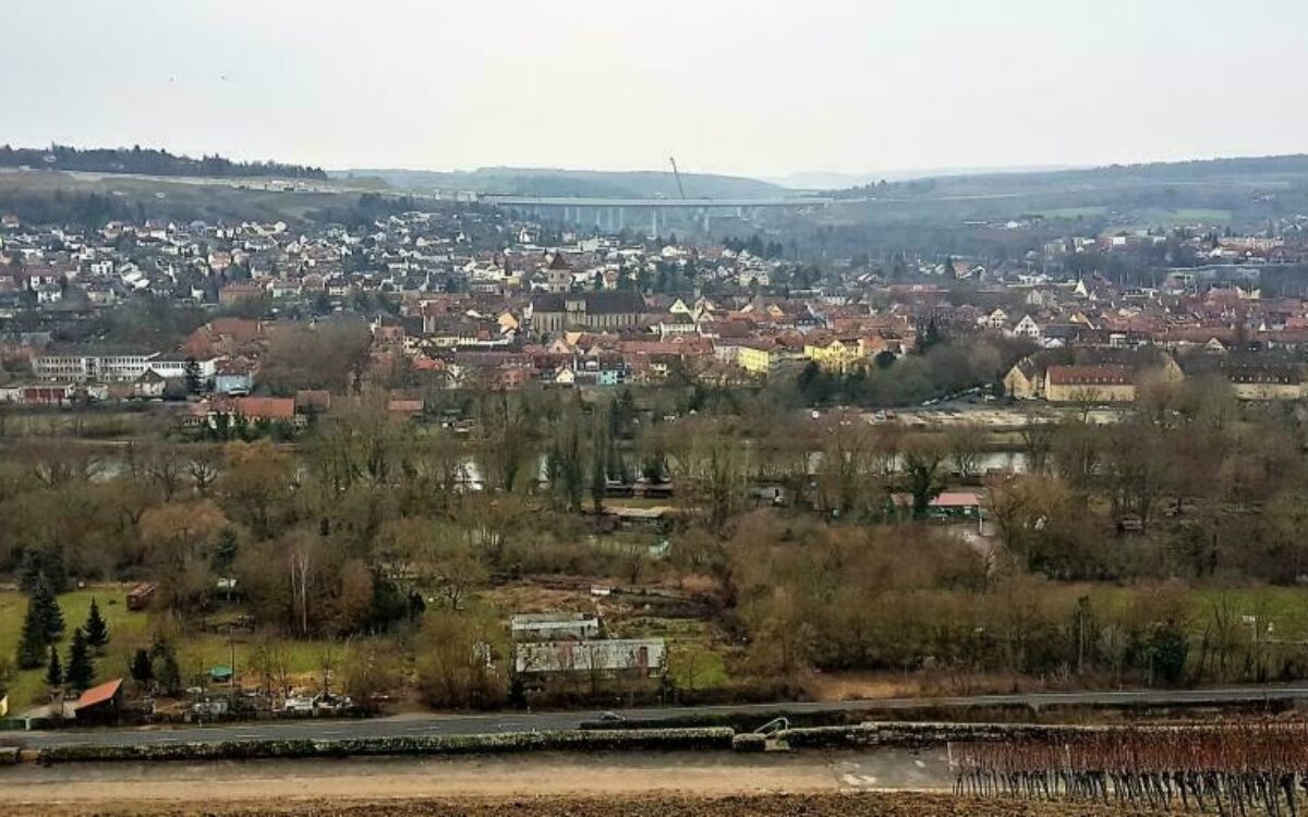Der Blick auf Würzburg-Heidingsfeld Blick auf Würzburg-Heidingsfeld