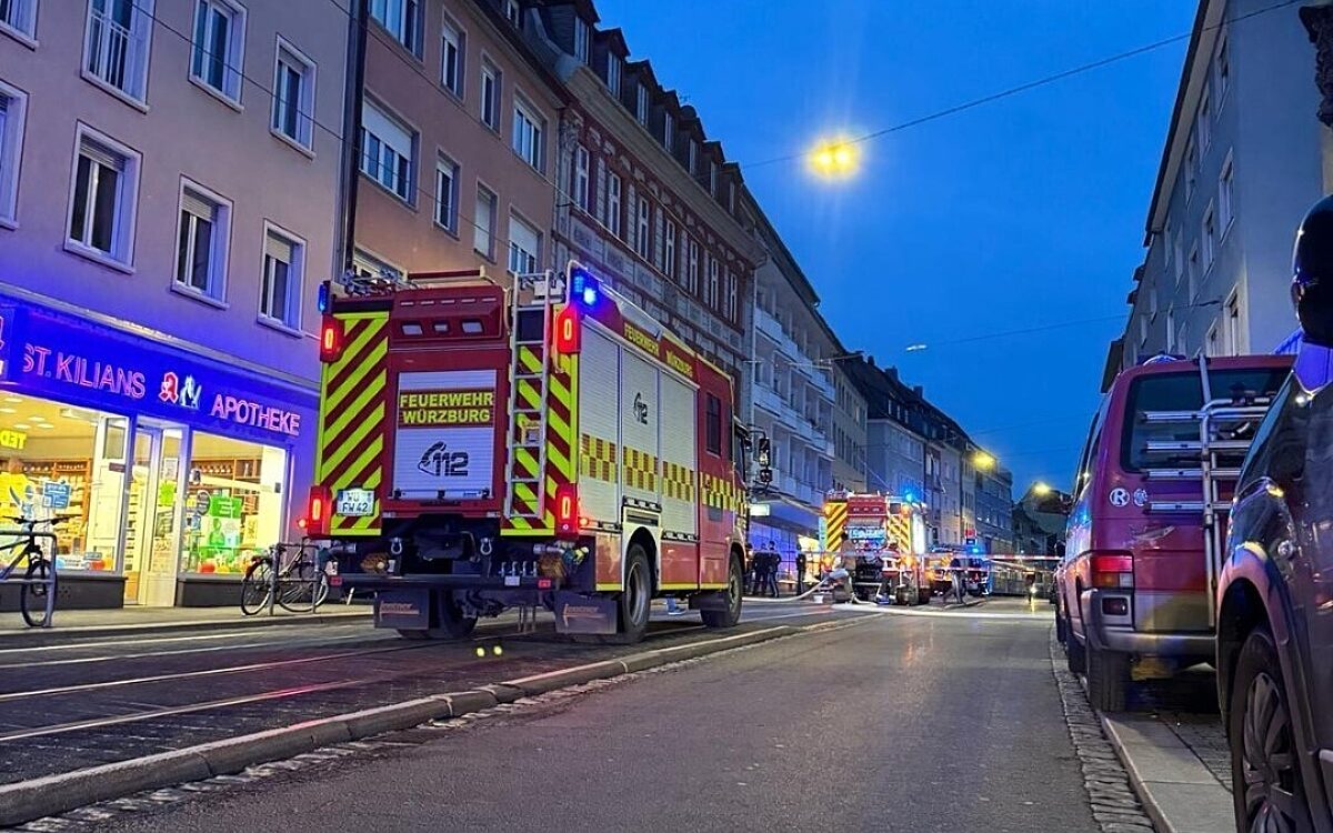 Kellerbrand in der Sanderstraße Kellerbrand in der Sanderstraße