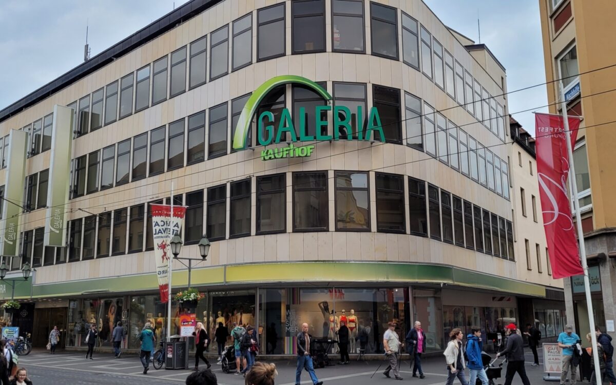 Galeria Kaufhof in der Würzburger Innenstadt Galeria Kaufhof in der Würzburger Innenstadt