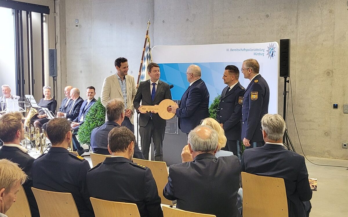 Eröffnung Trainingszentrum Polizei Würzburg Eröffnung Trainingszentrum Polizei Würzburg