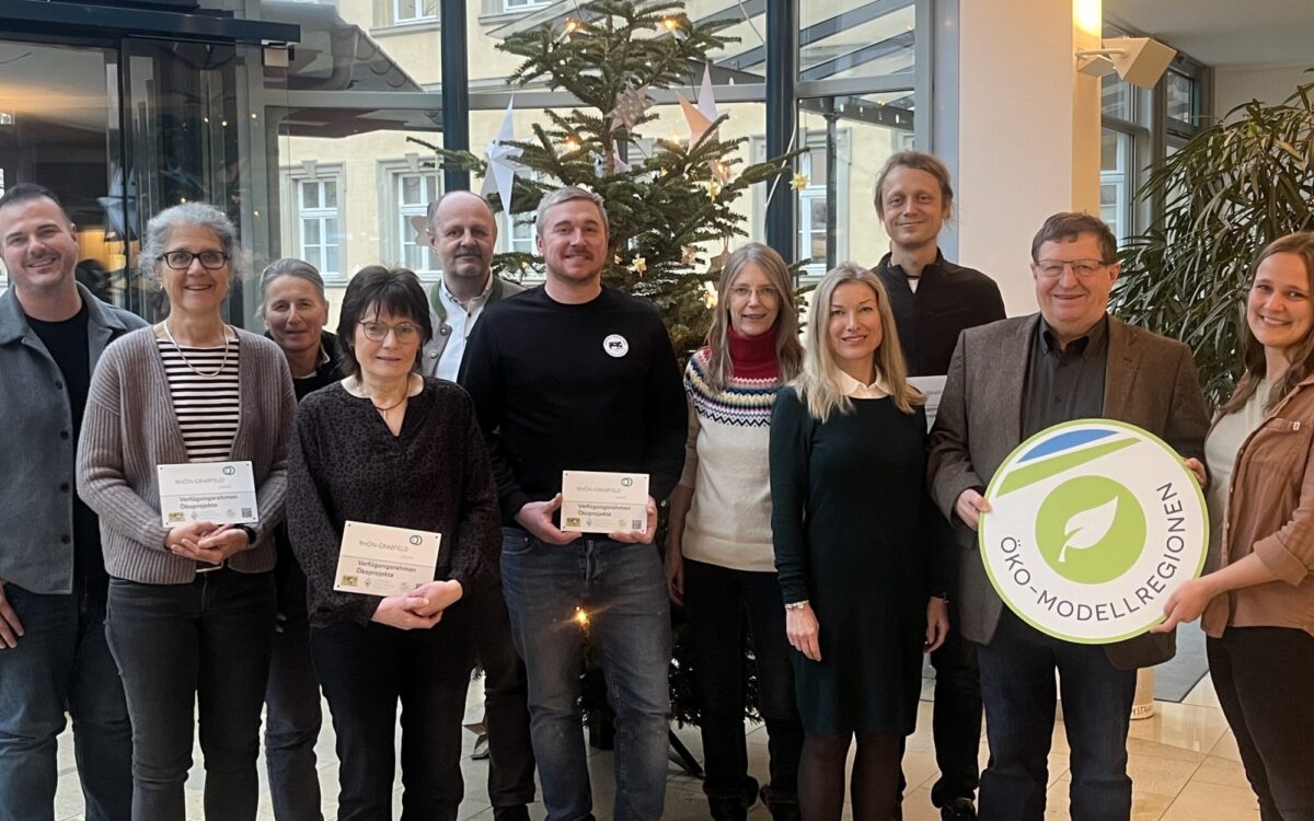 8 oeko kleinprojekte Rhoen Grabfeld erfolgreich umgesetzt abschlusstreffen