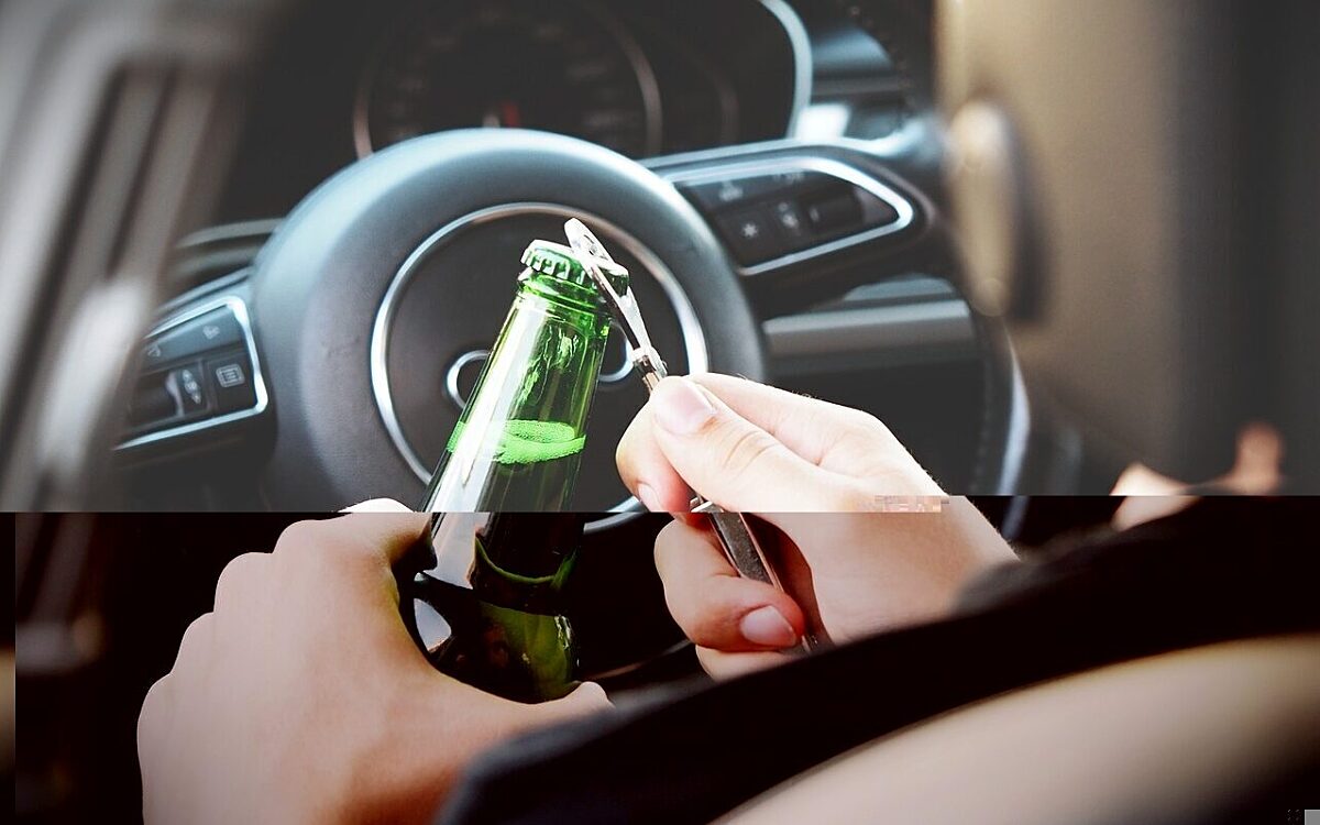 Alkohol am Steuer betrunken Auto Alkohol am Steuer betrunken Auto