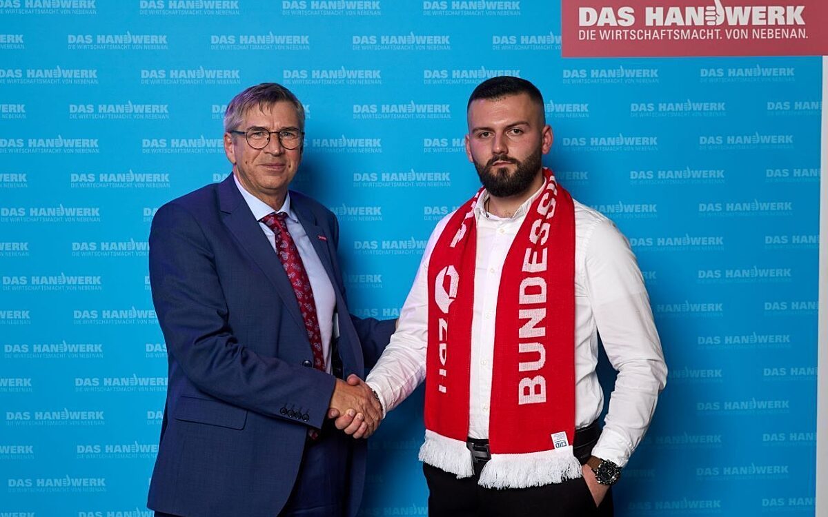 Bundessieger Kenan Tiro im Handwerk Bundessieger Kenan Tiro im Handwerk