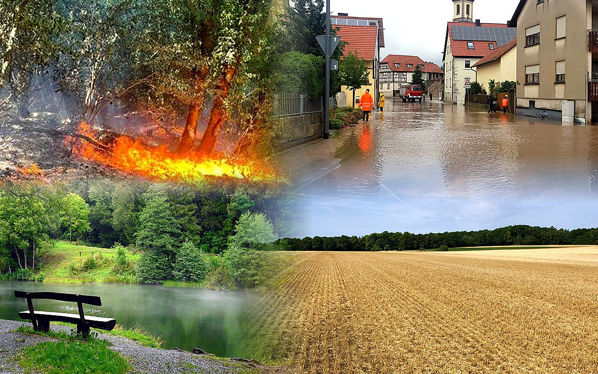 Collage Klimawandel Collage Klimawandel