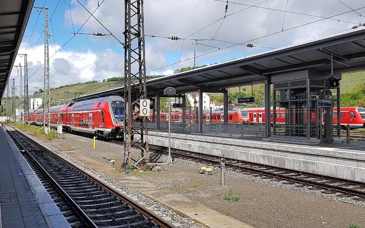 Das ist der Wuerzburger Hauptbahnhof Das ist der Wuerzburger Hauptbahnhof