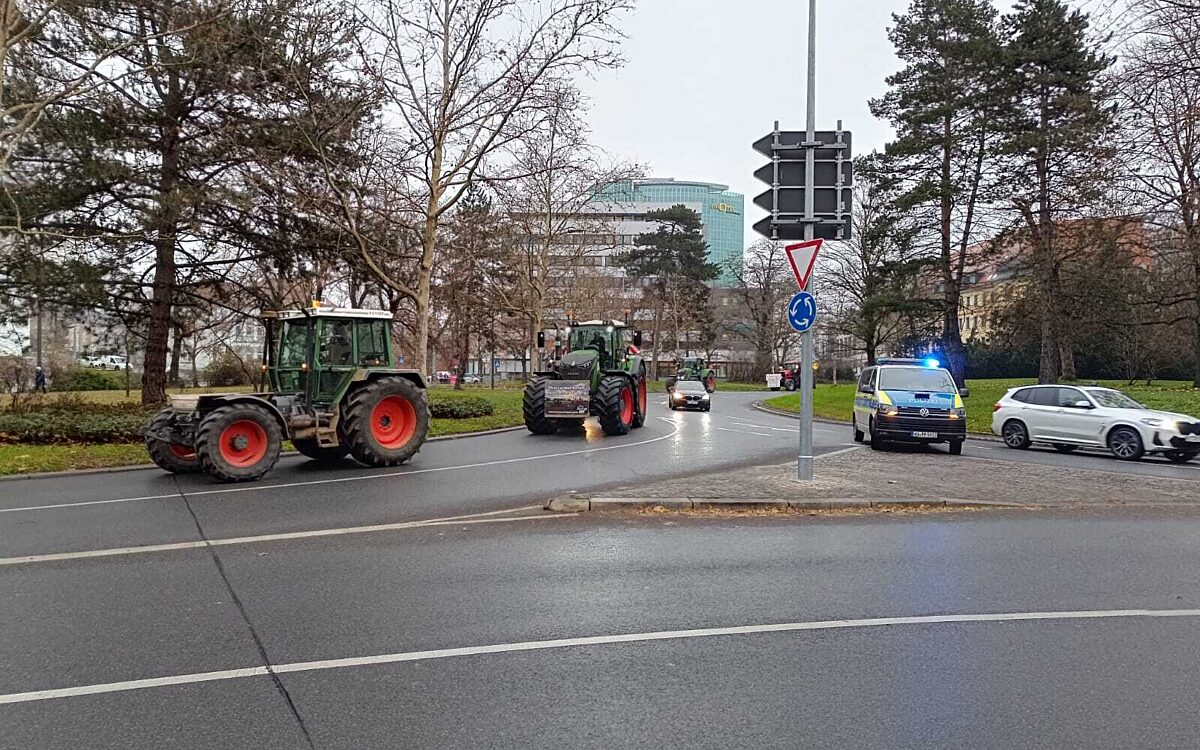 Demo Landwirte am Berliner Ring Demo Landwirte am Berliner Ring