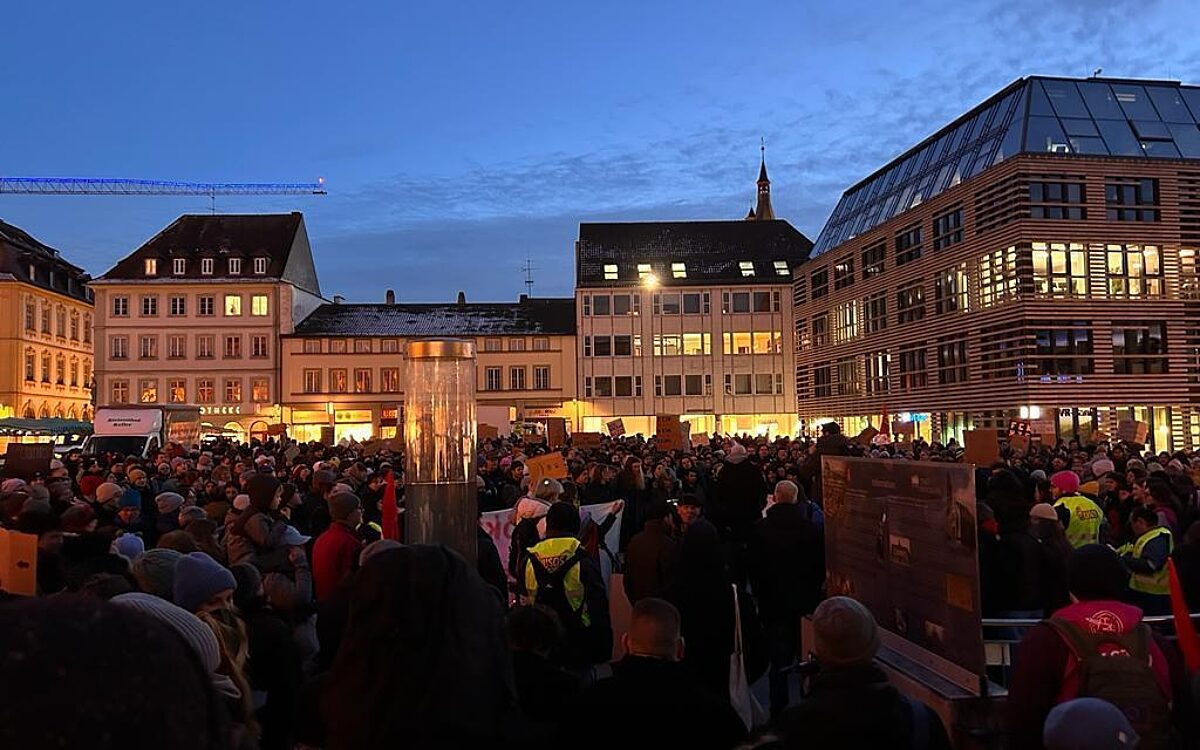 Demonstration Wuerzburg gegen AfD Demonstration Wuerzburg gegen AfD