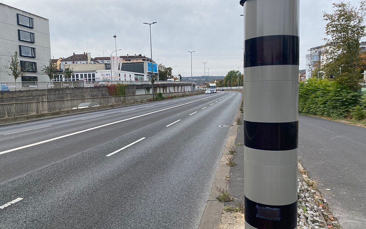 Der feste Blitzer am Stadtring Süd Der feste Blitzer am Stadtring Süd