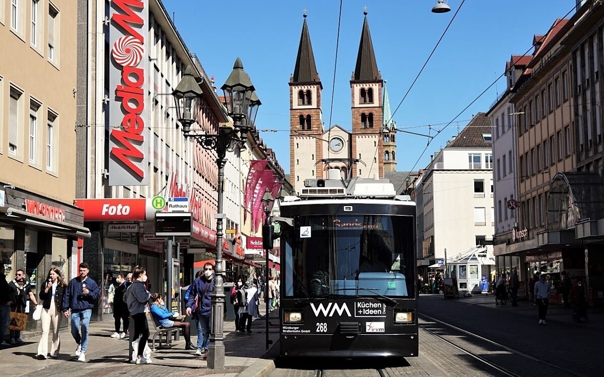 Domstrasse Straba Straba in der Domstrasse