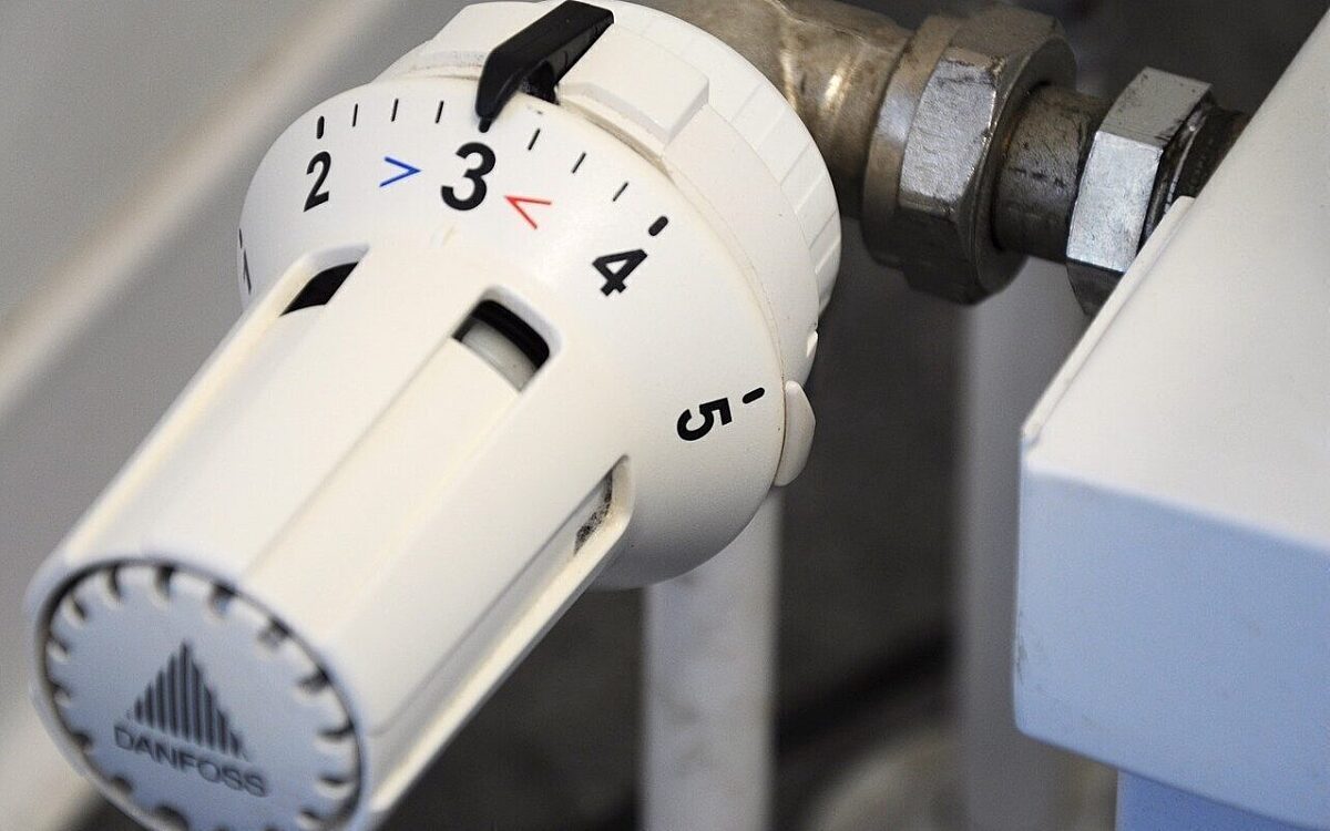 Ein Heizungsthermostat Ein Heizungsthermostat