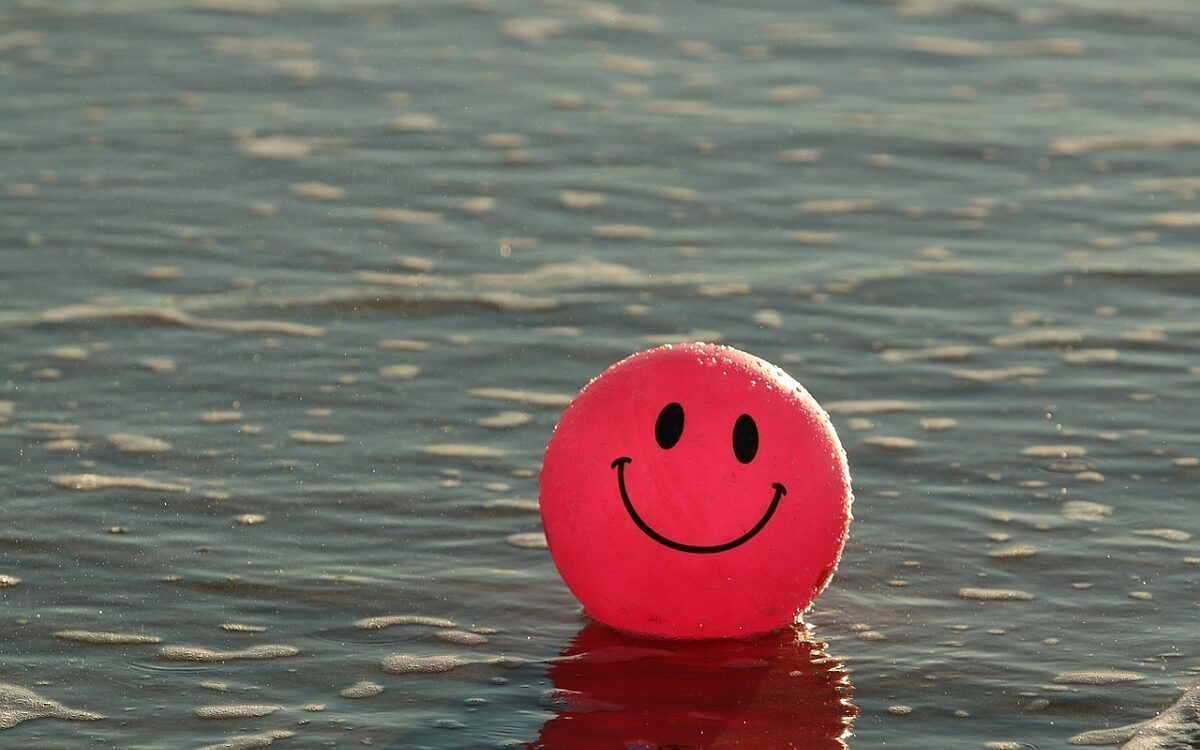 Ein Smiley im Wasser Ein Smiley im Wasser
