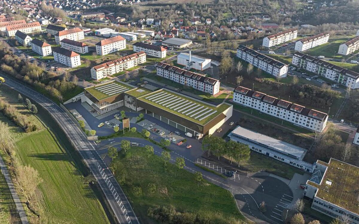 Einzelhandelszentrum Marshall Heights Kitzingen Foto Riedel Bau Einzelhandelszentrum Marshall Heights Kitzingen Foto Riedel Bau