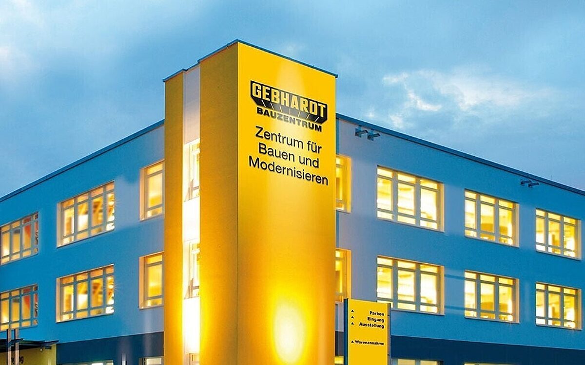 Ein Bild eines Gebhardt Bauzentrums Ein Bild eines Gebhardt Bauzentrums