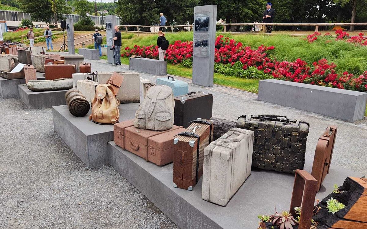 Gedenkort am Bahnhofsvorplatz in Wuerzburg Gedenkort am Bahnhofsvorplatz in Wuerzburg