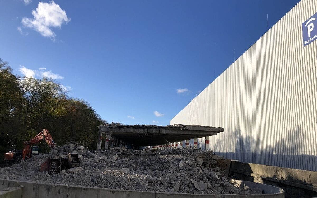 Quellenbachparkhaus Abriss Quellenbachparkhaus Abriss