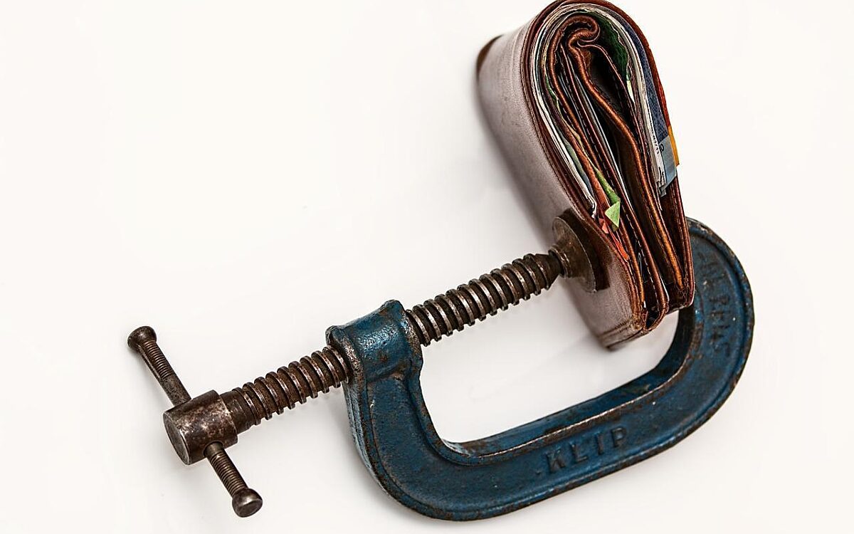 Geldbeutel Inflation Geldbeutel Inflation