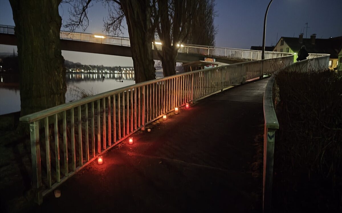 Abschied vom Ludwig-Volk-Steg zwischen Veitshöchheim und Margetshöchheim Abschied vom Ludwig-Volk-Steg zwischen Veitshöchheim und Margetshöchheim