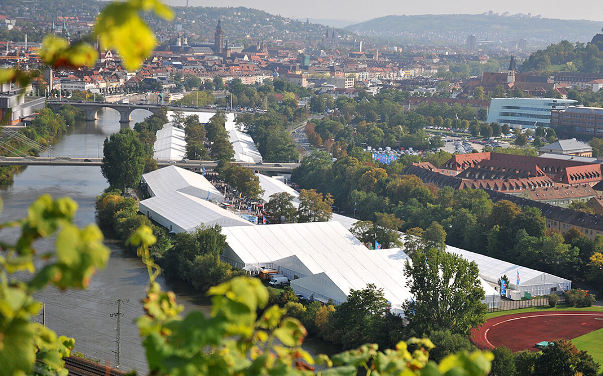 Luftbild der Mainfranken Messe Luftbild der Mainfranken Messe
