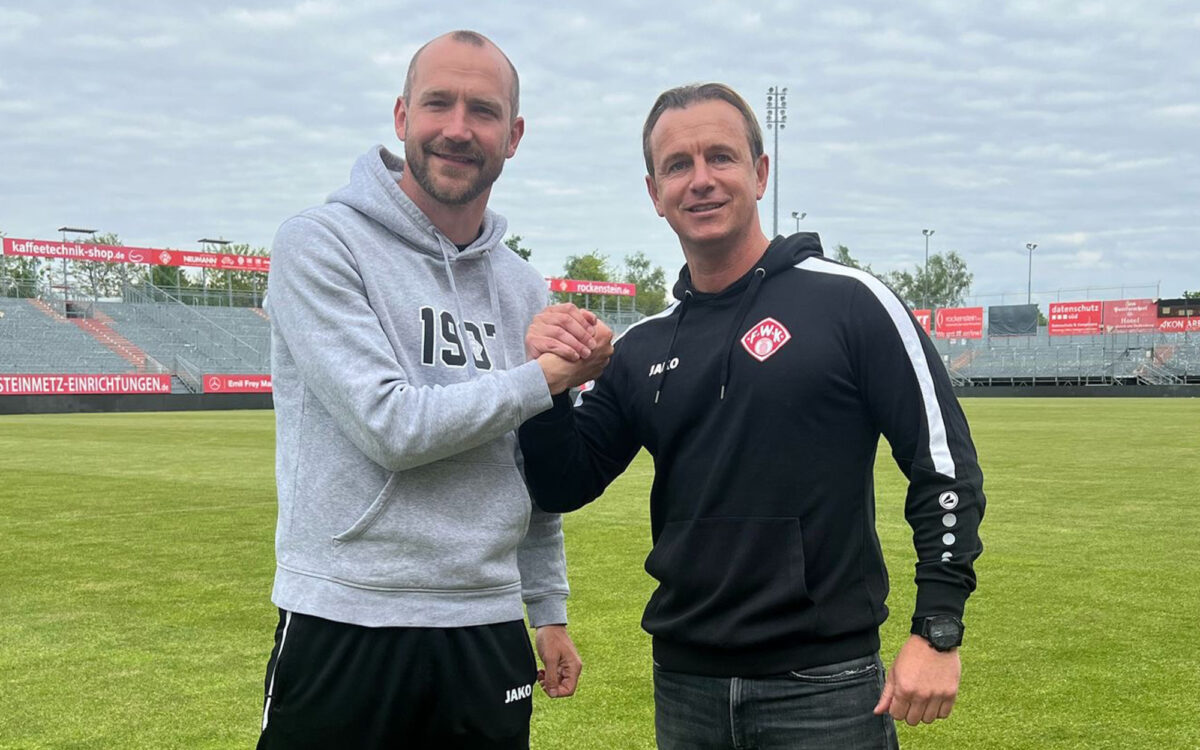 Marc Reitmaier neuer Trainer der Kickers 2025 26 mit Sebastian Neumann Marc Reitmaier neuer Trainer der Kickers 2025 26 mit Sebastian Neumann