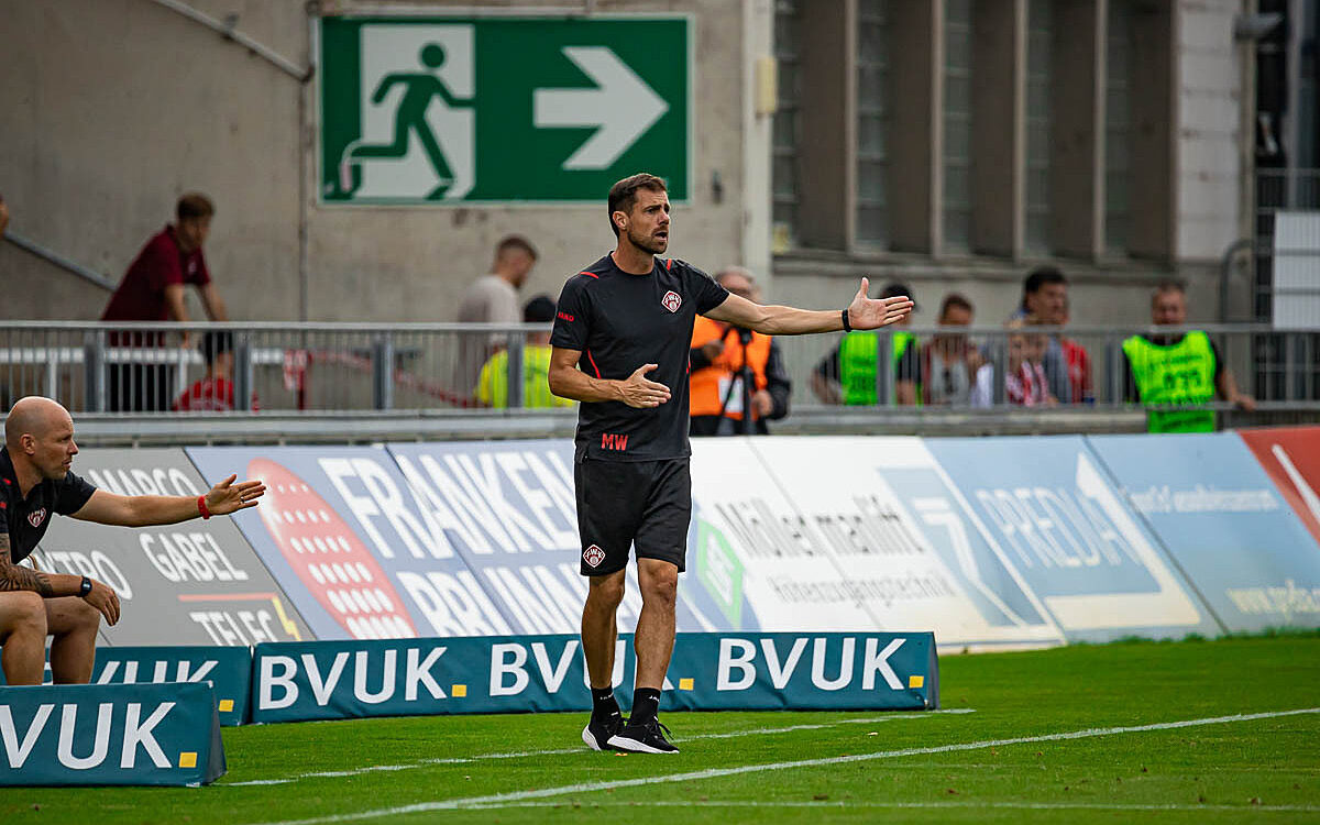 Marco Wildersinn Trainer Wuerzburger Kickers Marco Wildersinn Trainer Wuerzburger Kickers