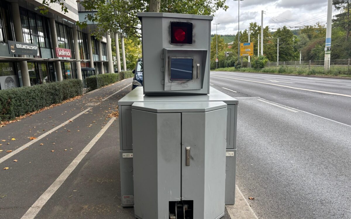 Neuer mobiler Blitzer in Wuerzburg