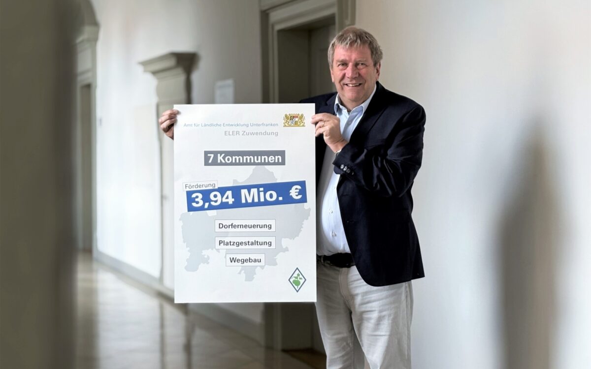 Fast vier Millionen Euro Foerderung fuer unterfraenkische Projekte ELER Fast vier Millionen Euro Foerderung fuer unterfraenkische Projekte ELER