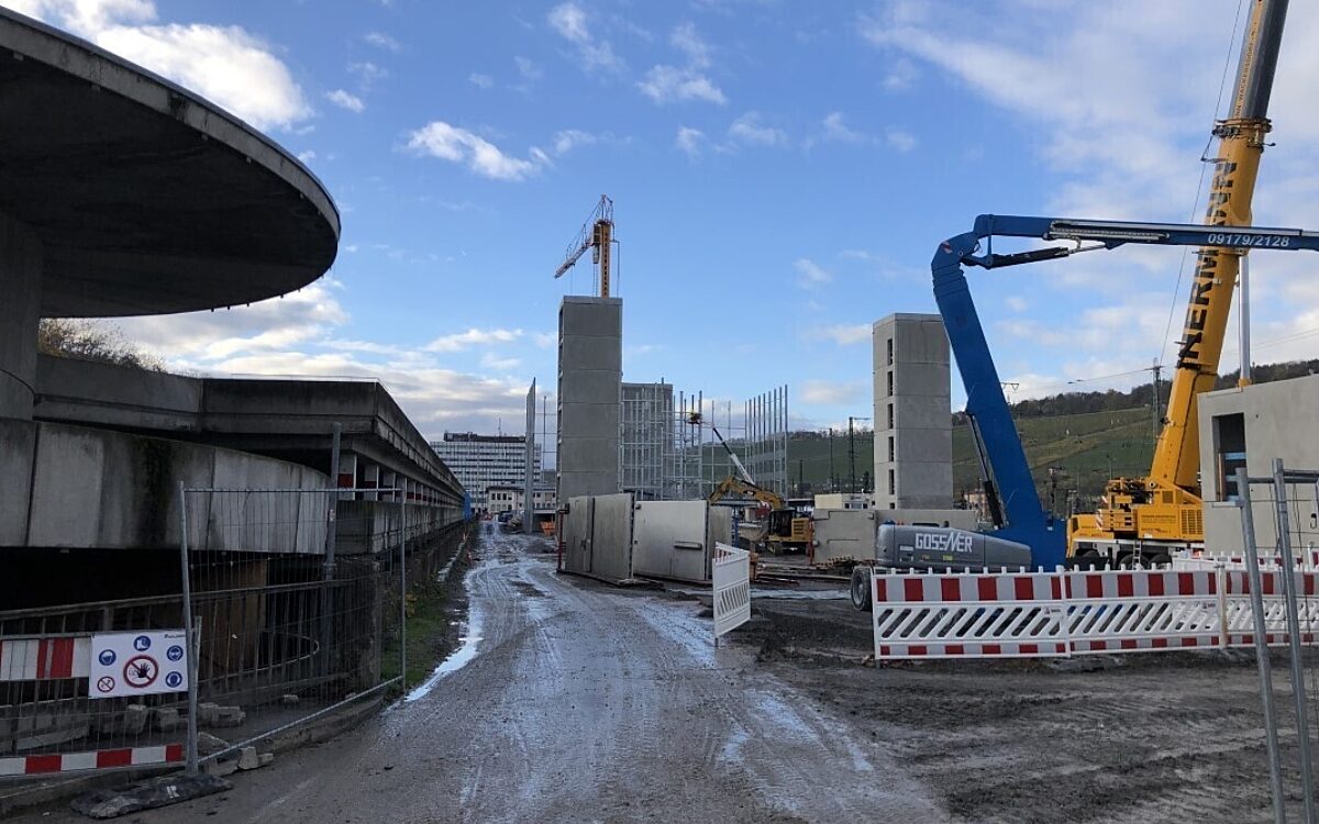 Neues Parkhaus am Würzburger Hauptbahnhof Neues Parkhaus am Würzburger Hauptbahnhof