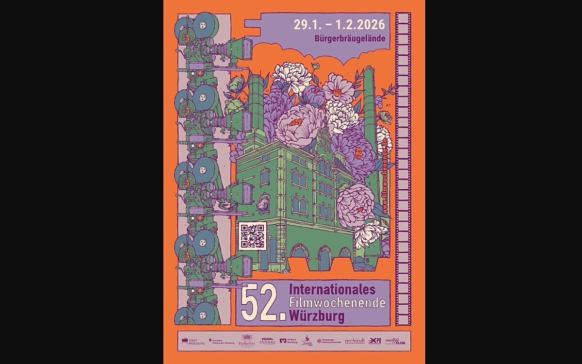 Plakatmotiv vom 52 Internationalen Filmwochenende in W Ue
