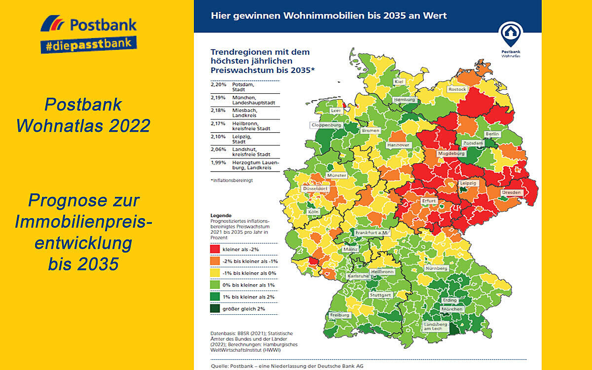 Postbank Immobilenatlas 2022 Postbank Immobilenatlas 2022