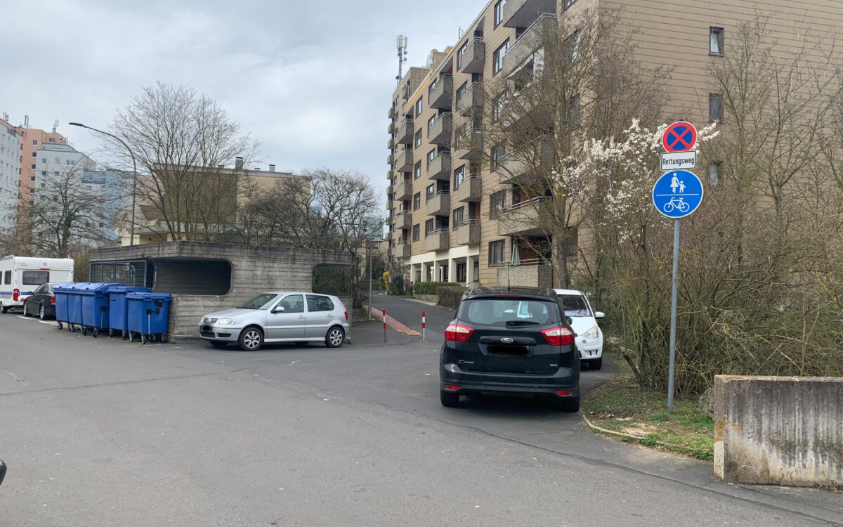 Probleme beim parken am Heuchelhof Probleme beim parken am Heuchelhof