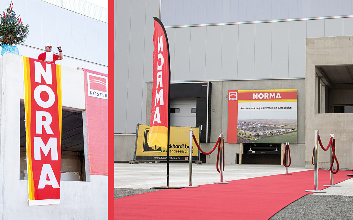 Richtfest Gerolzhofen NORMA Richtfest Gerolzhofen NORMA
