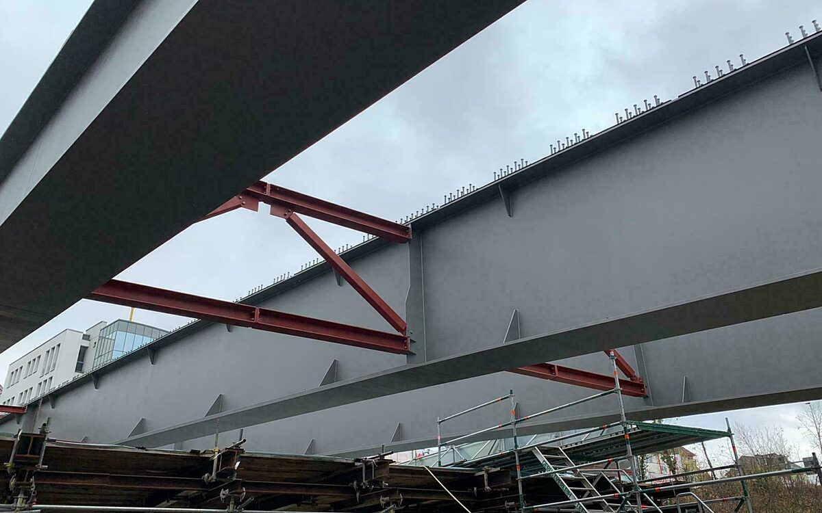 Siligmuellerbruecke Stahltraeger 2 Siligmuellerbruecke Stahltraeger 2