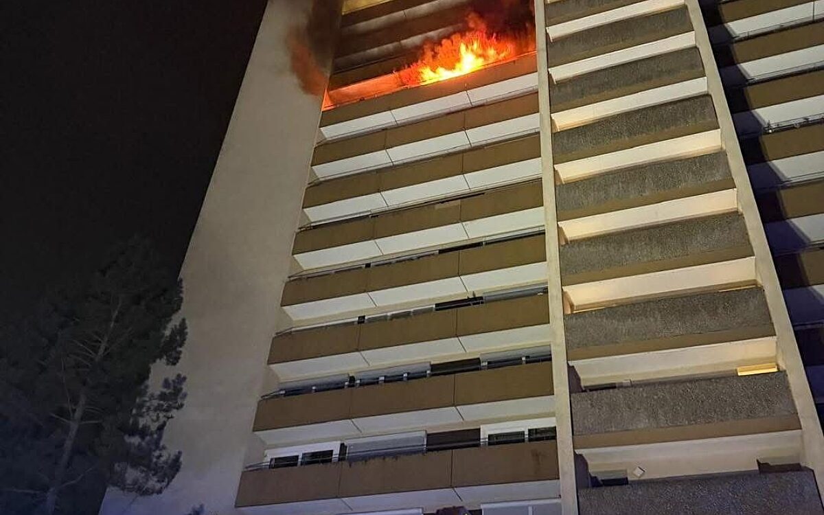 Silvesternacht 26 Balkonbrand Lindleinsmuehle