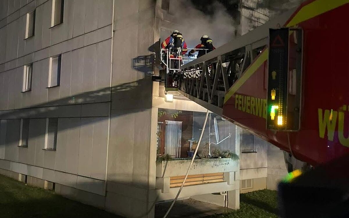 Silvesternacht 26 Balkonbrand am Heuchelhof