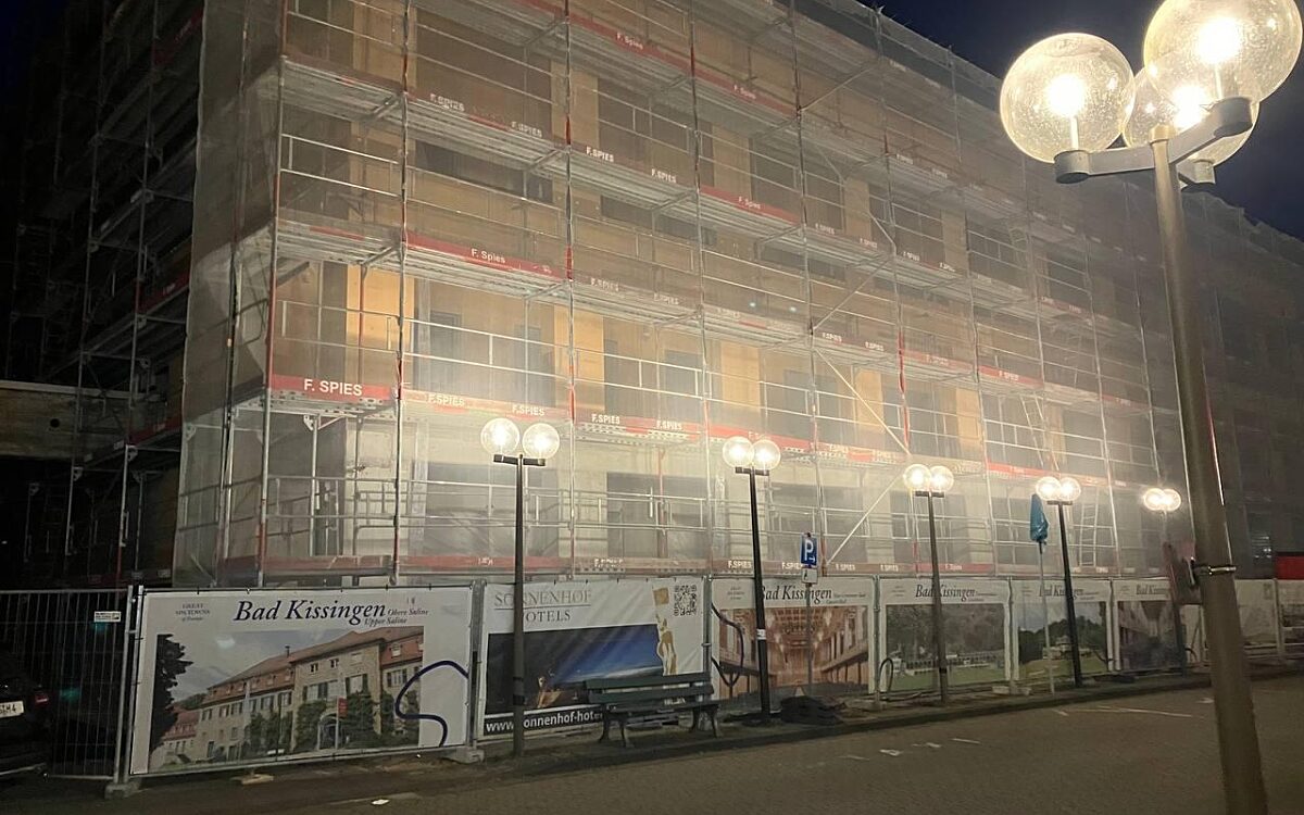 Sonnenhof Bad Kissingen Bauarbeiten