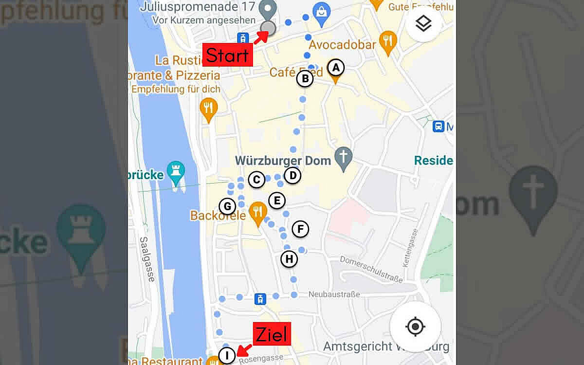 Stolperstein Putzaktion Route Stolperstein Putzaktion Route