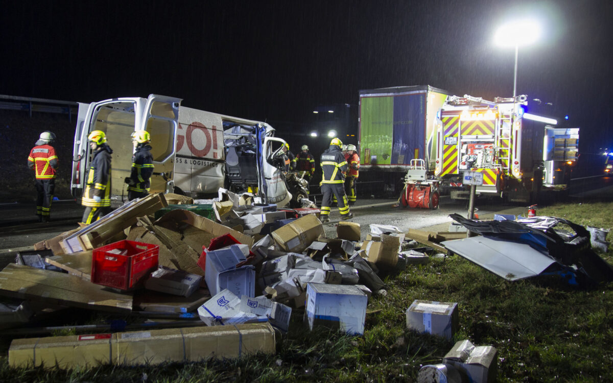 Unfall A7 Werneck Unfall A7 Werneck