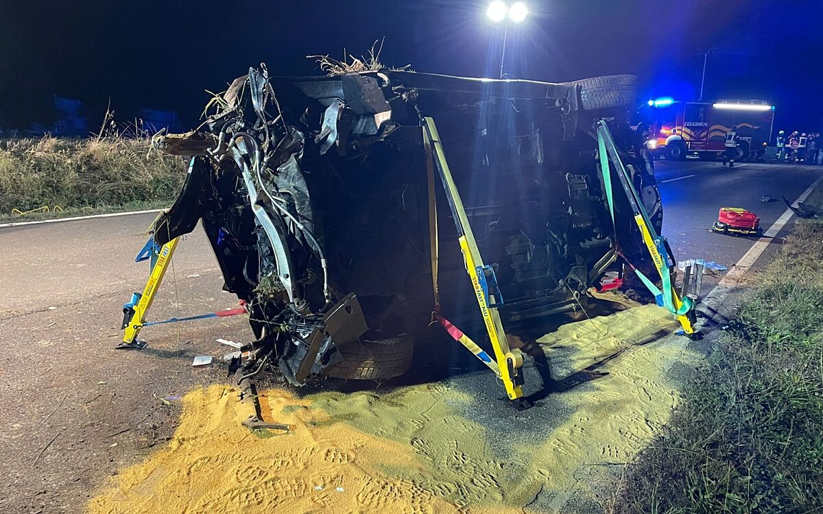 Unfall bei Prosselsheim Unfall bei Prosselsheim