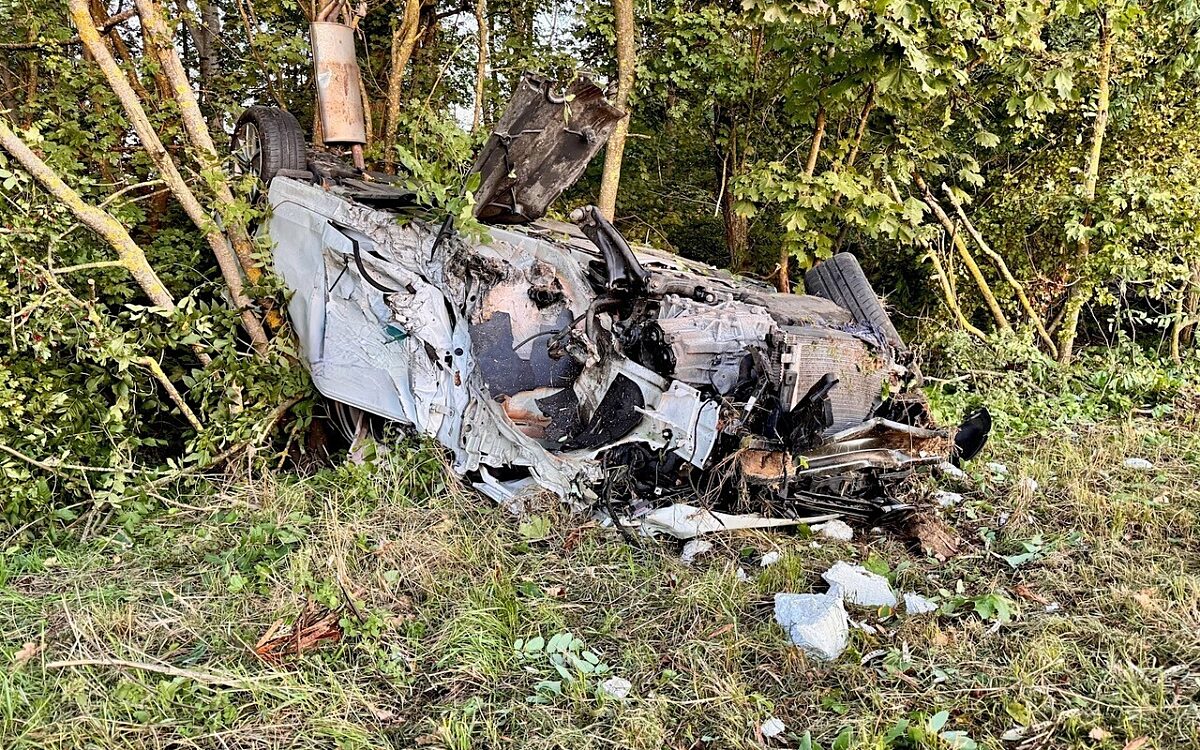 Unfall zw Gaibach und Kolitzheim 3 Unfall zw Gaibach und Kolitzheim 3