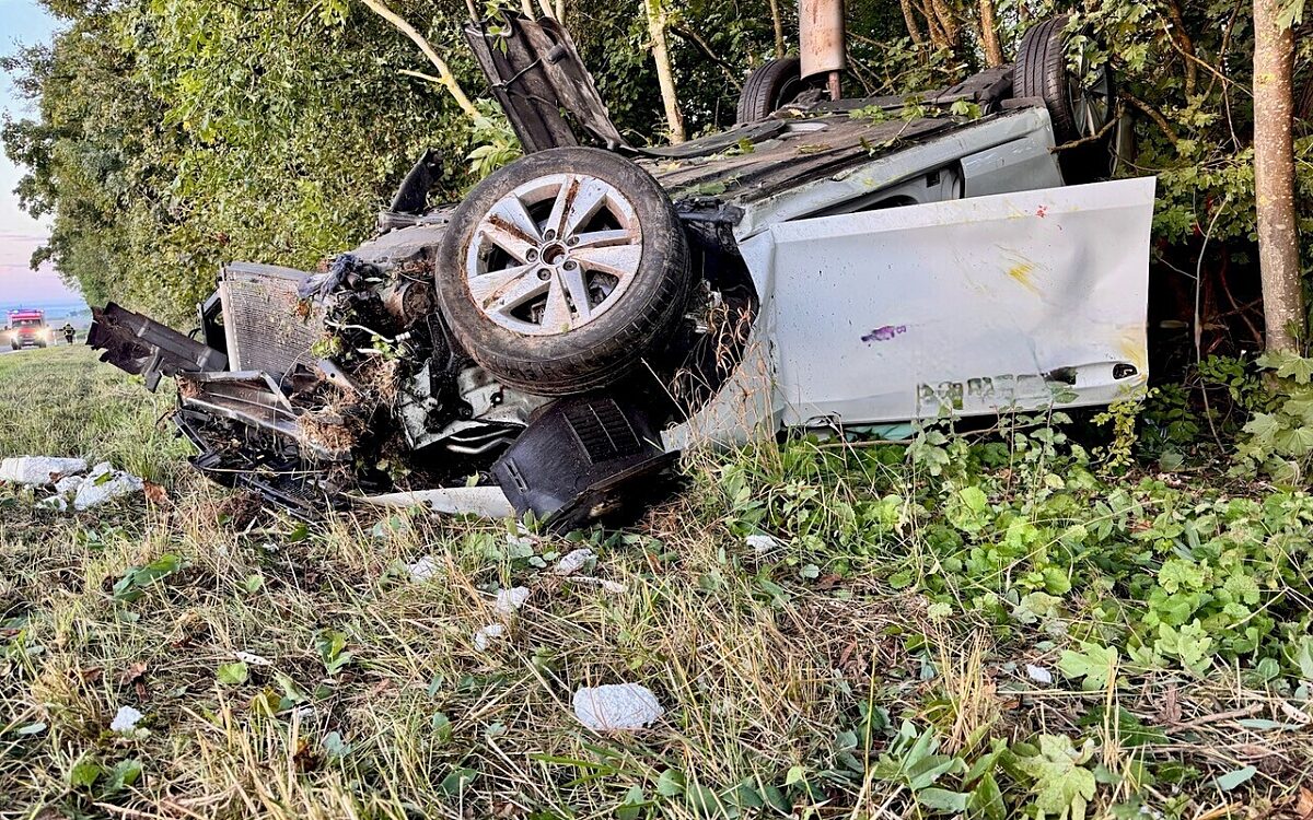 Unfall zw Gaibach und Kolitzheim 4 Unfall zw Gaibach und Kolitzheim 4