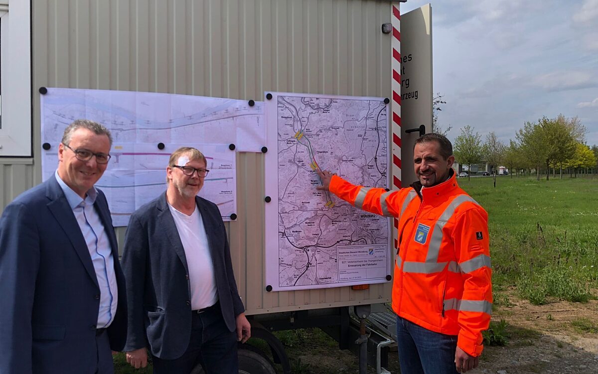 Vorstellung Vollsperrung B 27 Veitshöchheim Thüngersheim Vorstellung Vollsperrung B 27 Veitshöchheim Thüngersheim