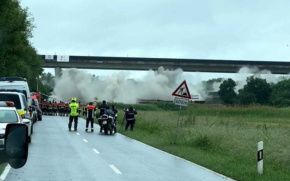 Autobahnsprengung Stettbach Autobahnsprengung Stettbach