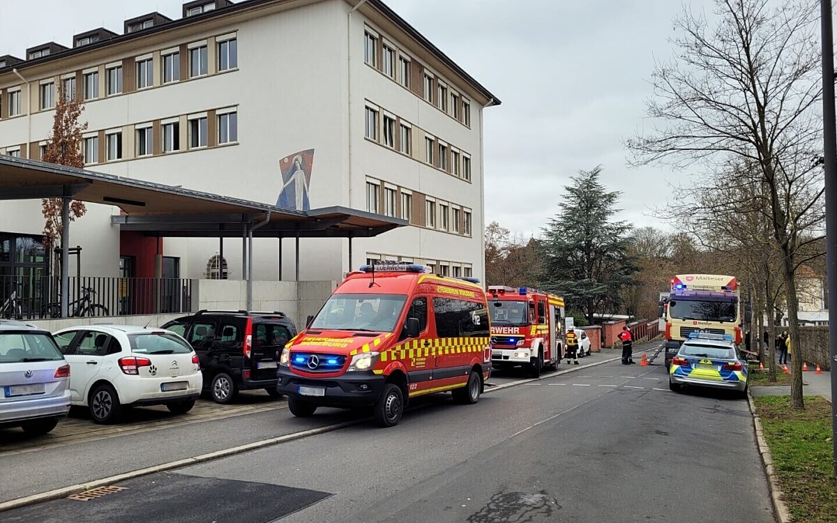 Brand in der Maria Ward Schule in Würzburg Brand in der Maria Ward Schule in Würzburg
